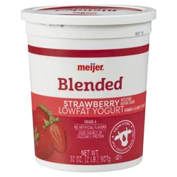 Meijer Strawberry Lowfat Yogurt