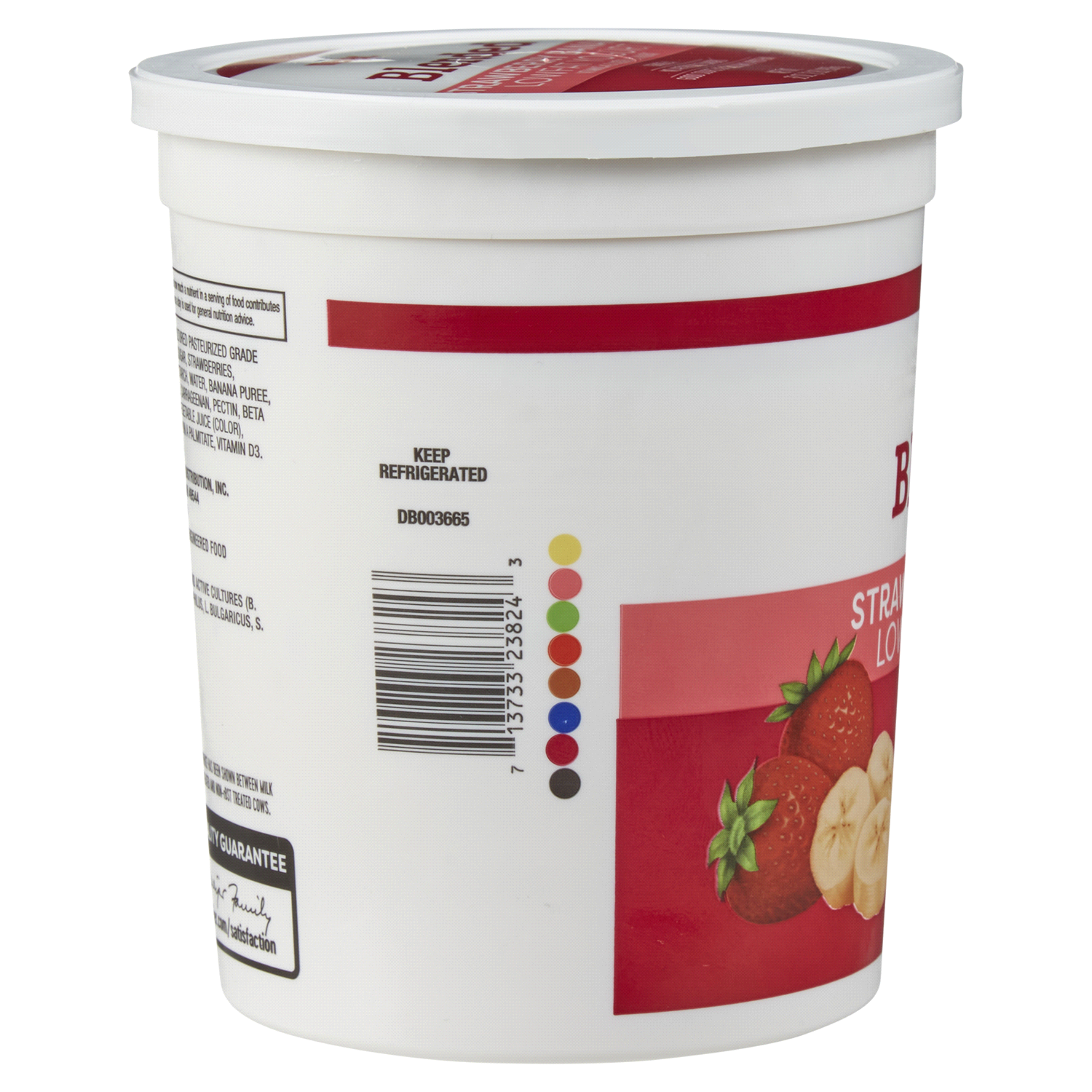 slide 2 of 5, Meijer Strawberry Banana Lowfat Yogurt, 32 oz