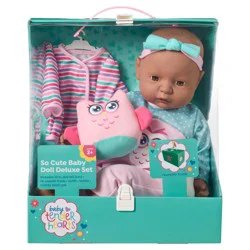 So Cute Baby Doll Deluxe Set, 18 In, Assorted Colors