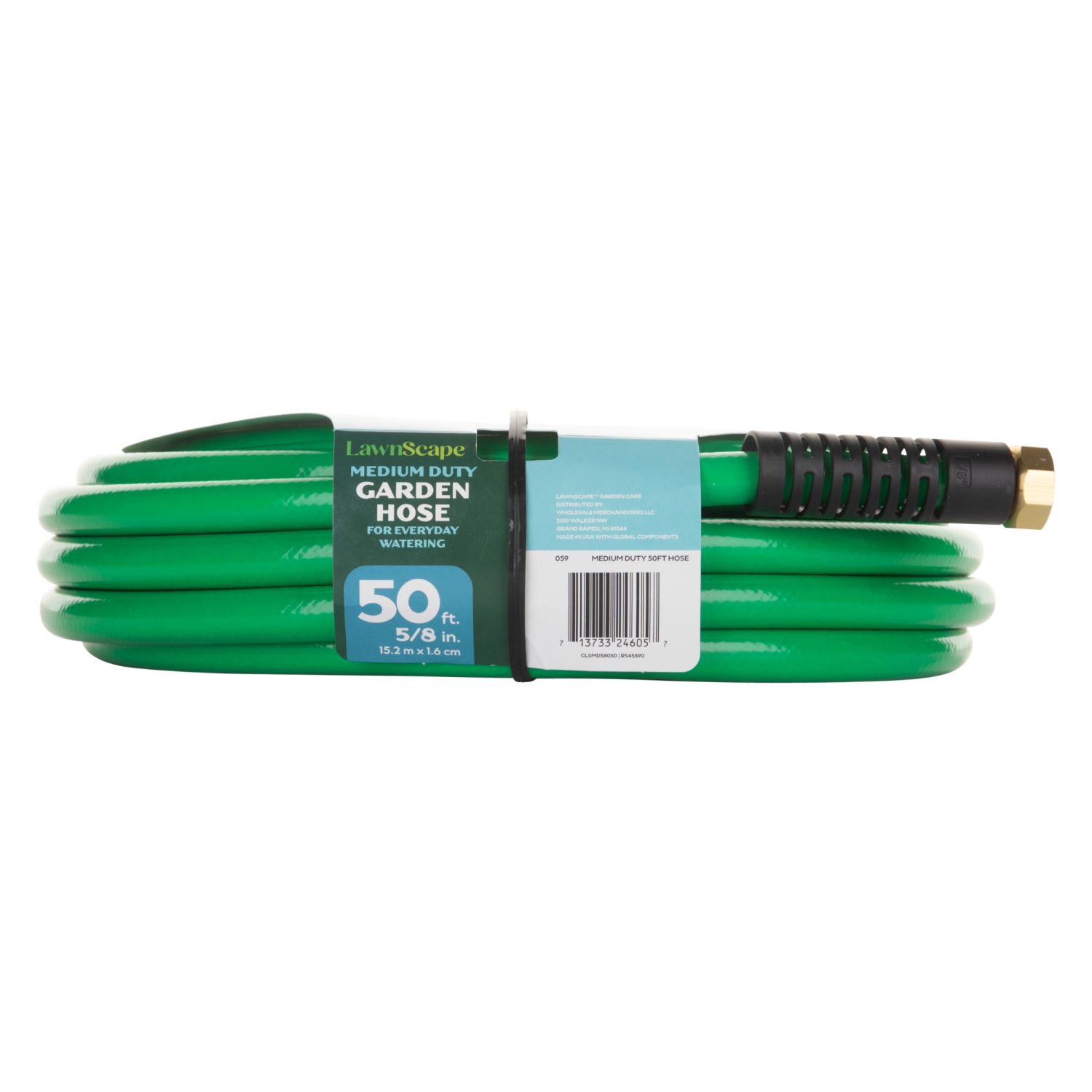 slide 3 of 8, Lawnscape Medium Duty Hose 5/8 50Ft, 50 ft