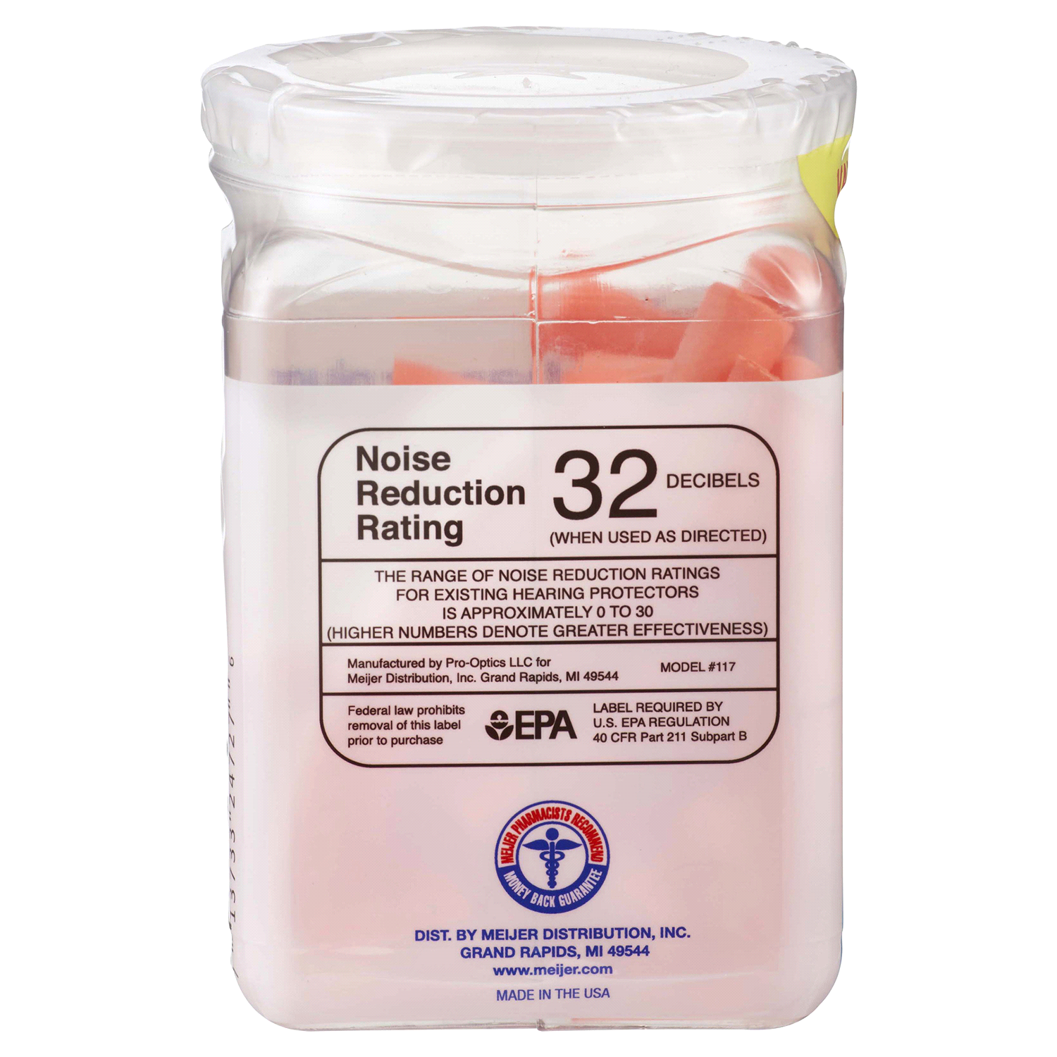 slide 2 of 3, Meijer Foam Ear Plugs Value Pack, 50 ct, 50 ct