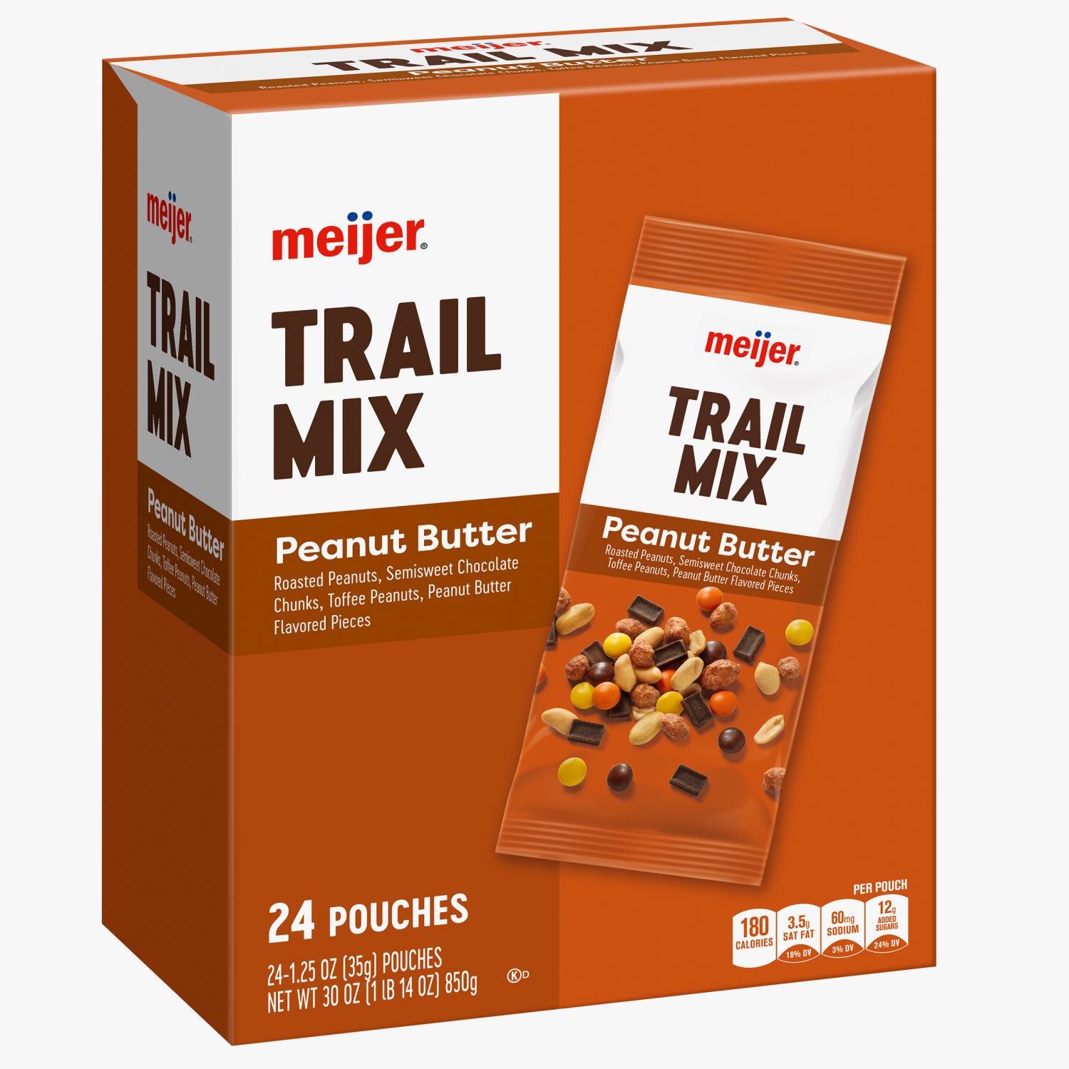 slide 6 of 8, Meijer Sweet and Salty Trail Mix, 24 ct