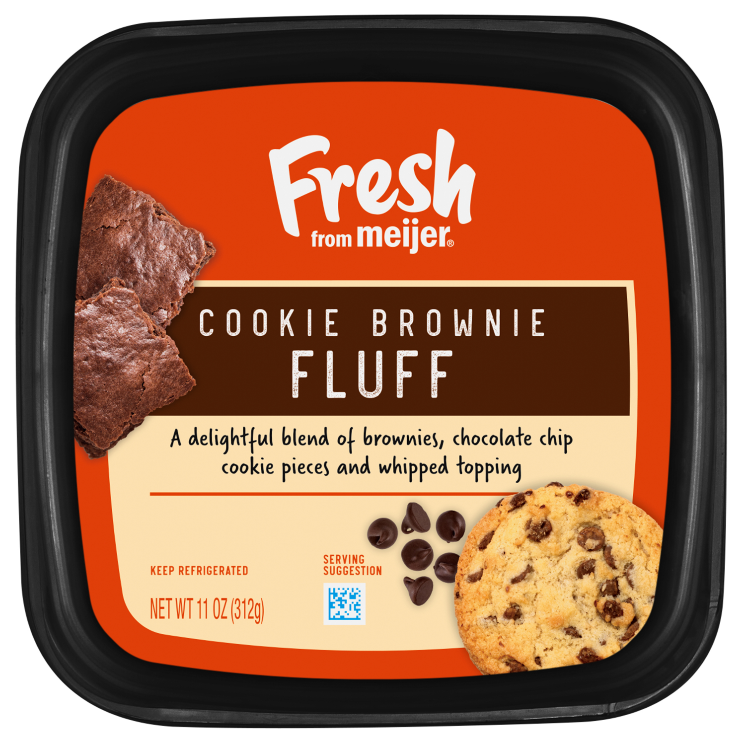 slide 4 of 4, Fresh from Meijer Cookie Brownie Fluff - 11 oz, 11 oz