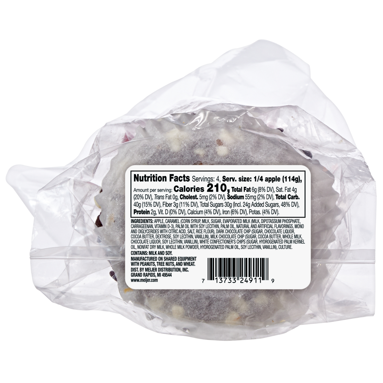 slide 3 of 3, Frederik's by Meijer Gourmet Triple Chocolate Caramel Apple, 1 ct, 1 ct