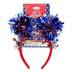 Meijer Corporate Seasonal Mcs Patriotic Light Up Headeband 2ast