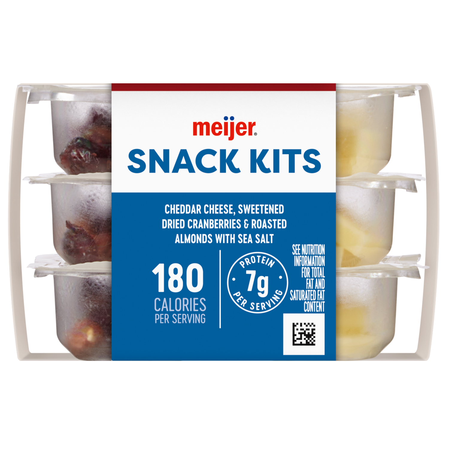 slide 4 of 4, Meijer White Cheddar Cheese Snack, 4.5 oz