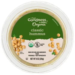 True Goodness Organic Classic Hummus, 8 oz.
