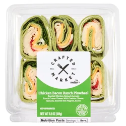 Crafted Market By Meijer Chicken Bacon Ranch Pinwheels 6.5 Oz