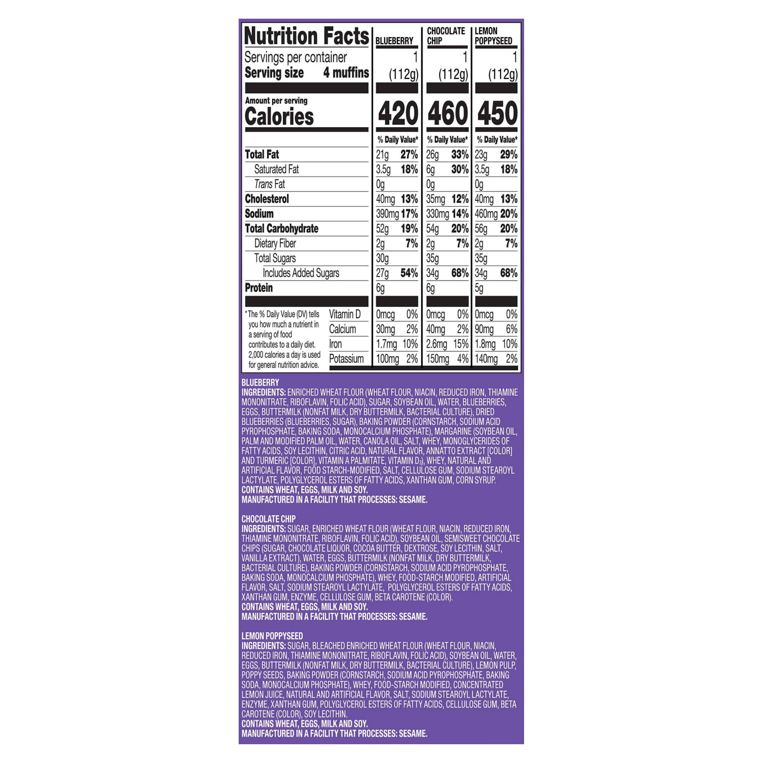 slide 3 of 4, FRESH FROM MEIJER Meijer Mini Muffin, Variety Pack, 12ct, 12 ct