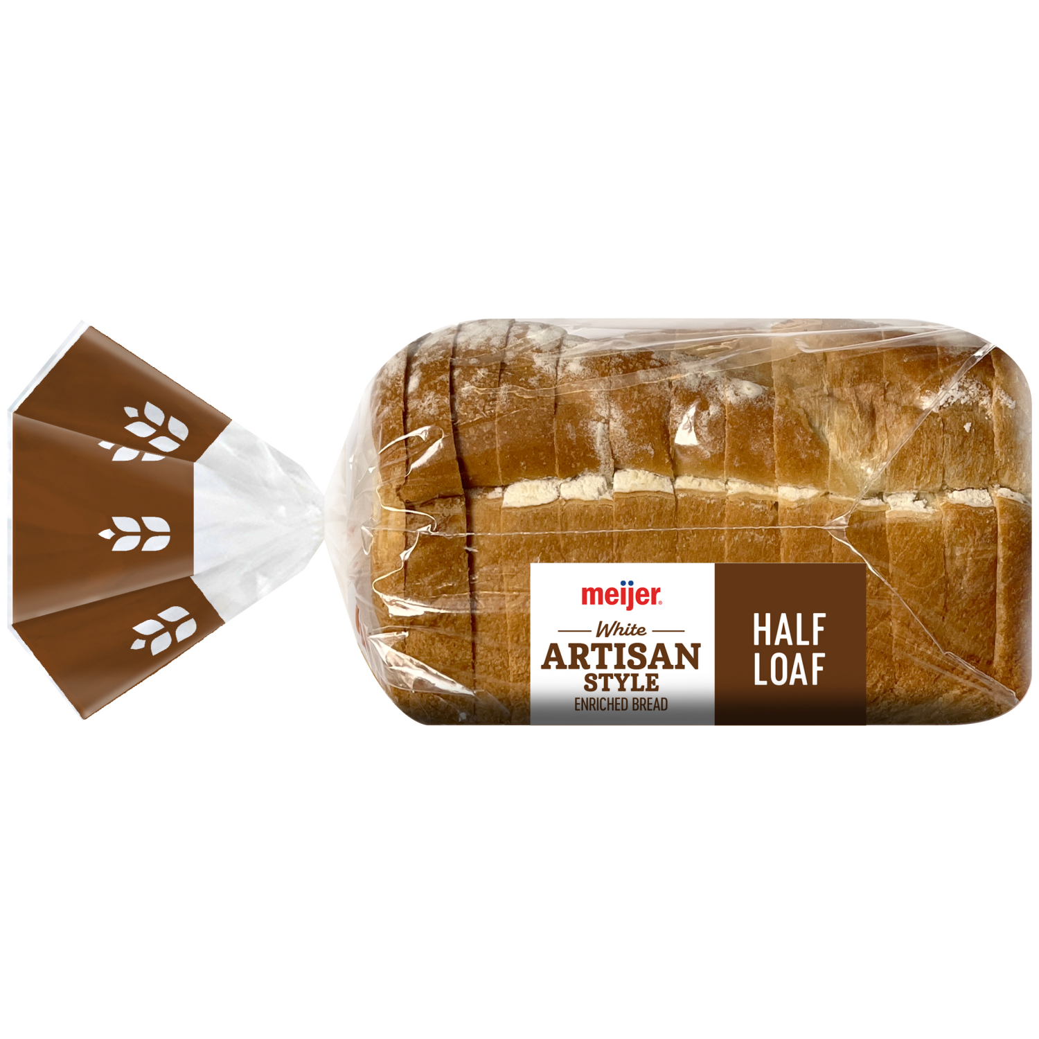 slide 4 of 8, Meijer Artisan White Half Loaf, 12 oz