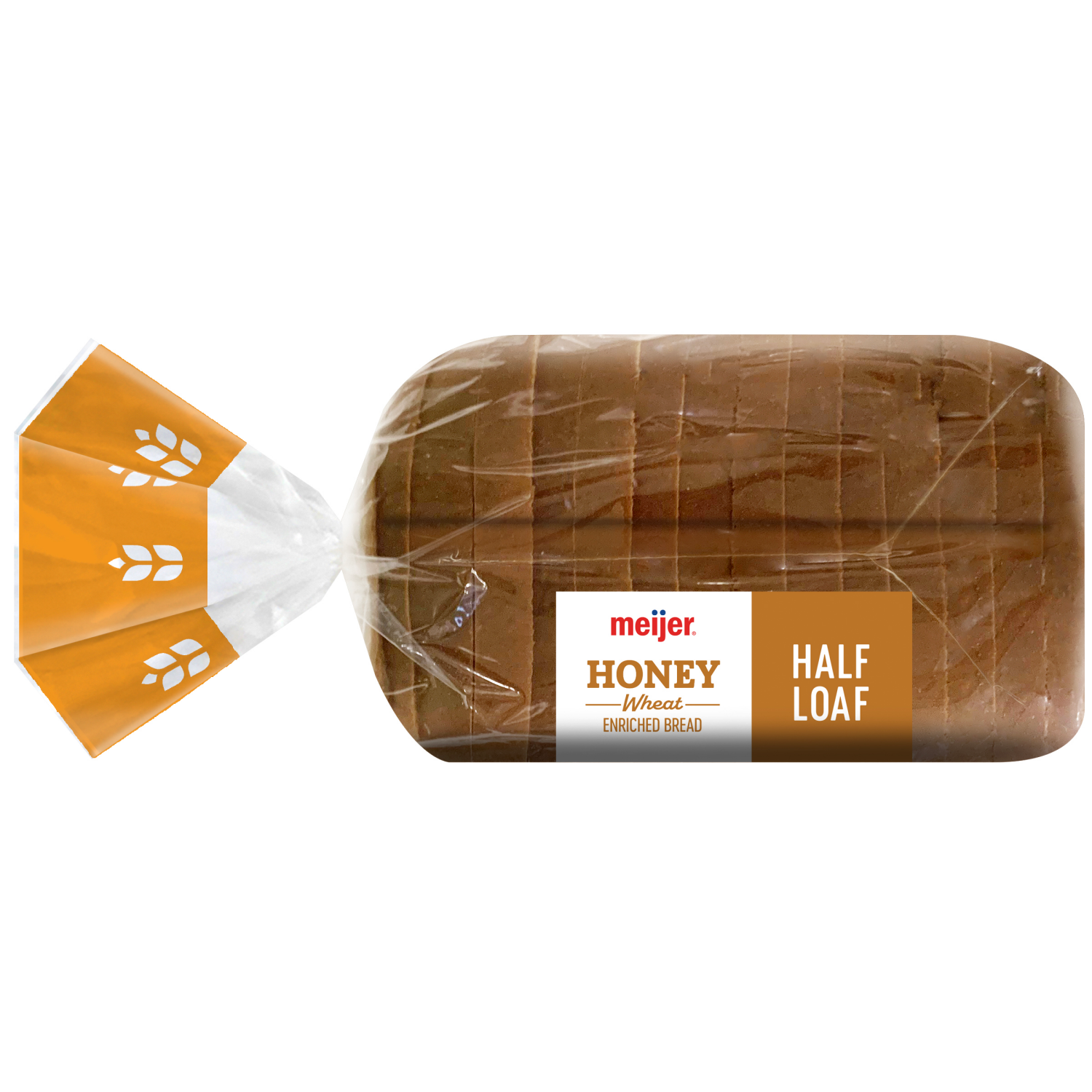 slide 4 of 8, Meijer Honey Wheat Half Loaf, 12 oz