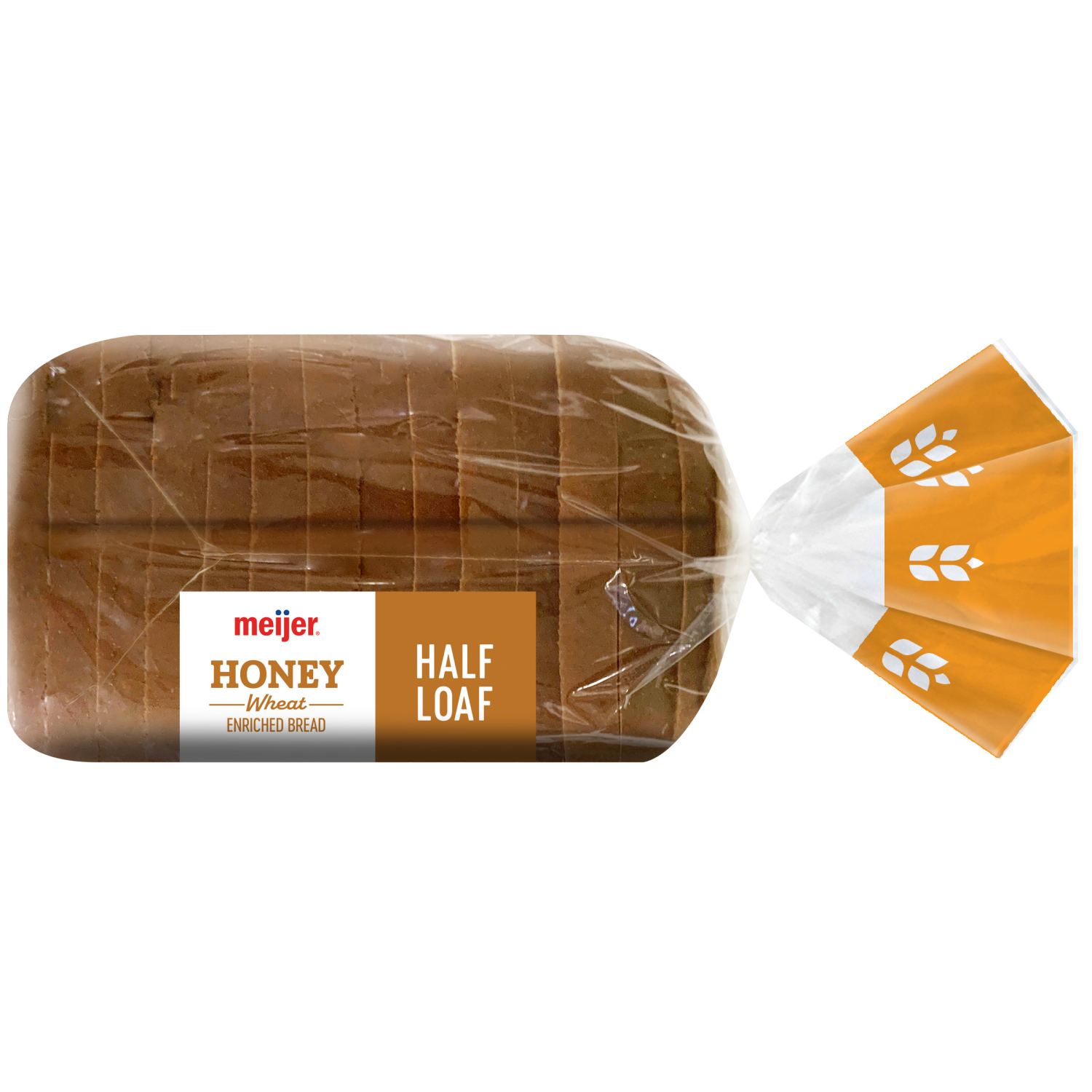 slide 5 of 8, Meijer Honey Wheat Half Loaf, 12 oz