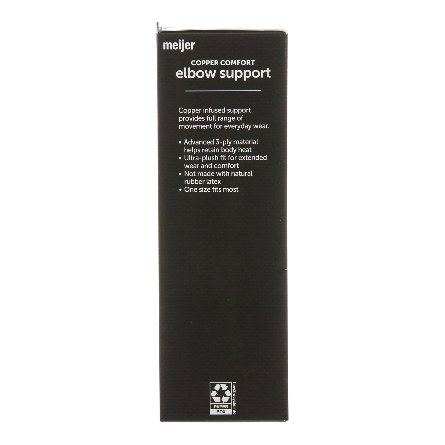 slide 2 of 5, MEIJER COPPER COMFORT ELBOW SUPPORT, adjustable
