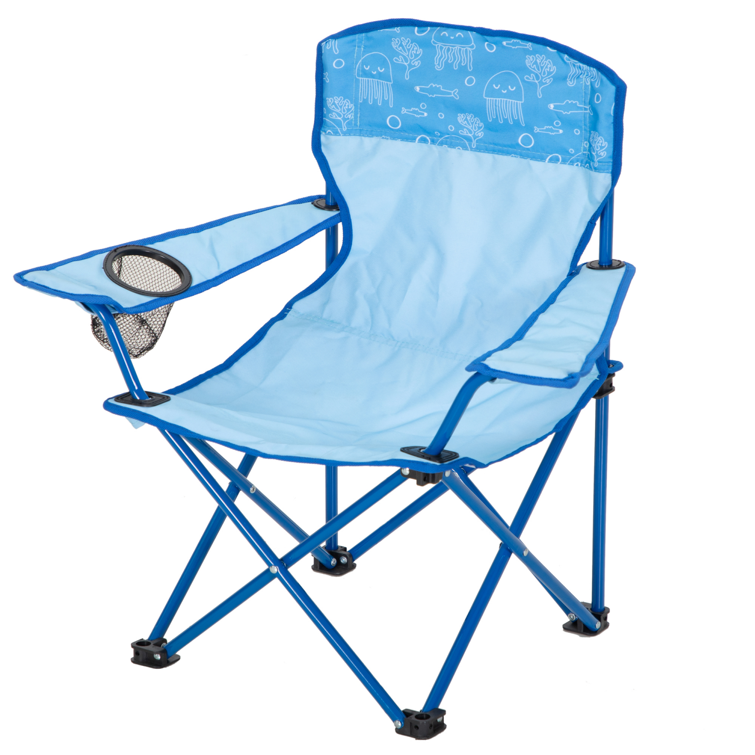 slide 6 of 8, Lake & Trail Junior Pattern Chair-Ocean, 26x24 x 14.2 
