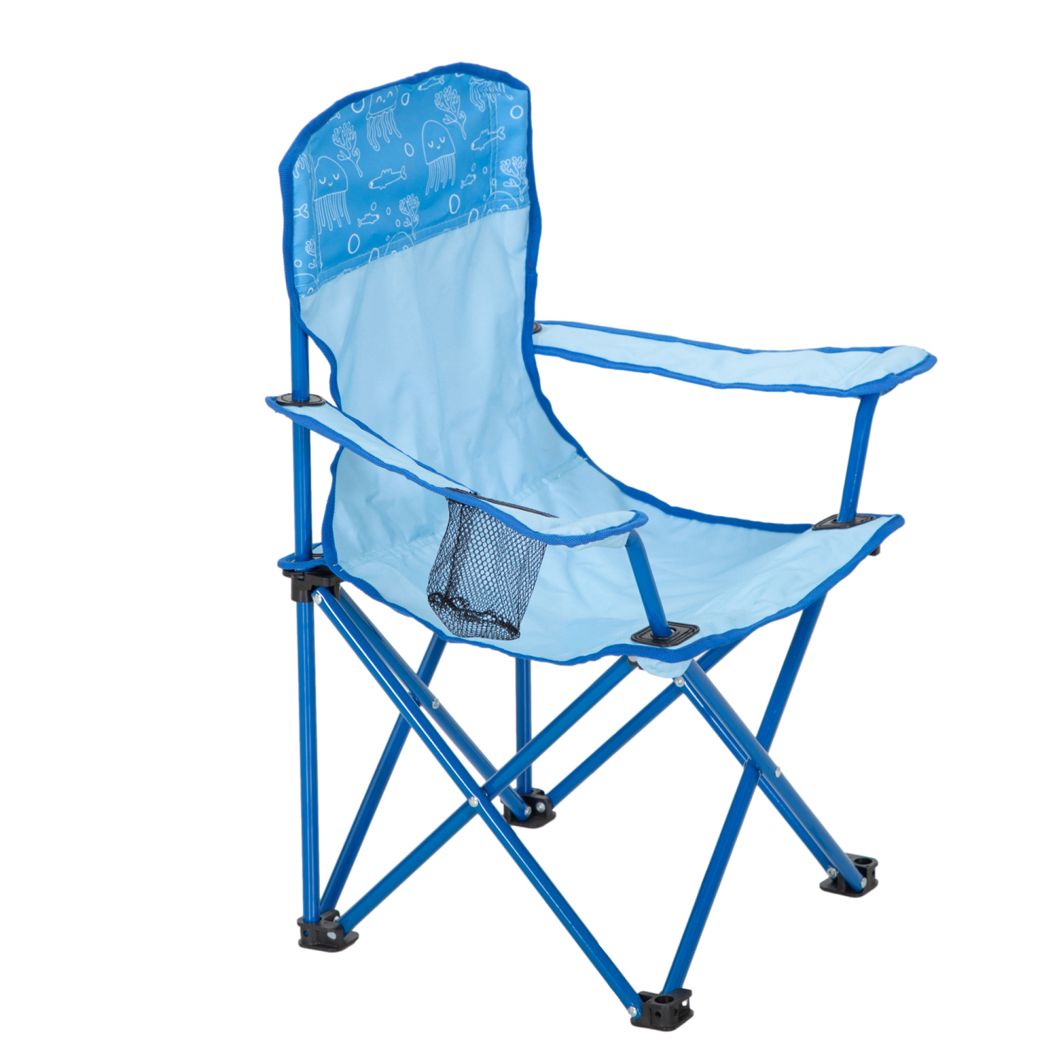 slide 7 of 8, Lake & Trail Junior Pattern Chair-Ocean, 26x24 x 14.2 