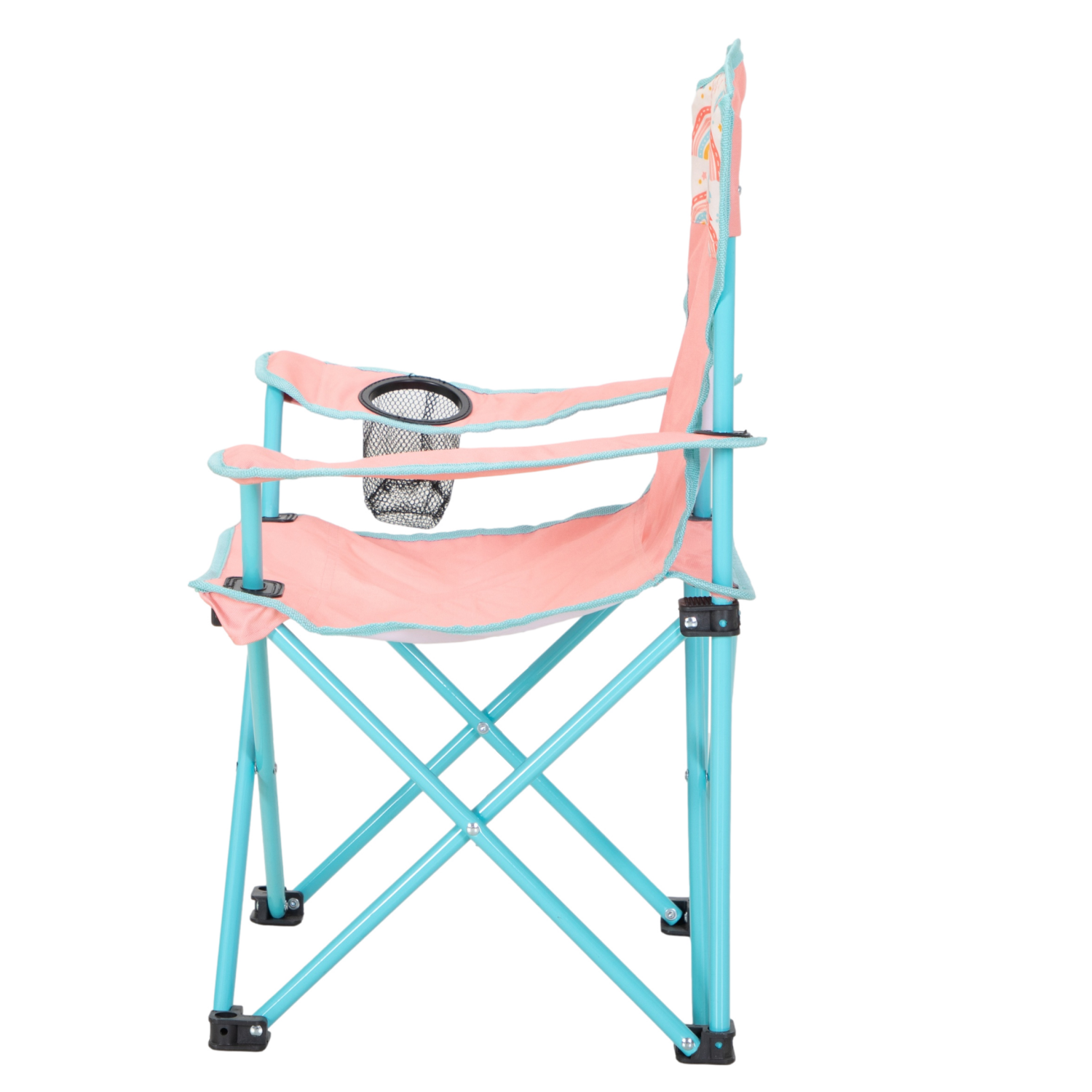 slide 4 of 8, LAKE & TRAIL JUNIOR PATTERN CHAIR-RAINBOW, 26x24 x 14.2 