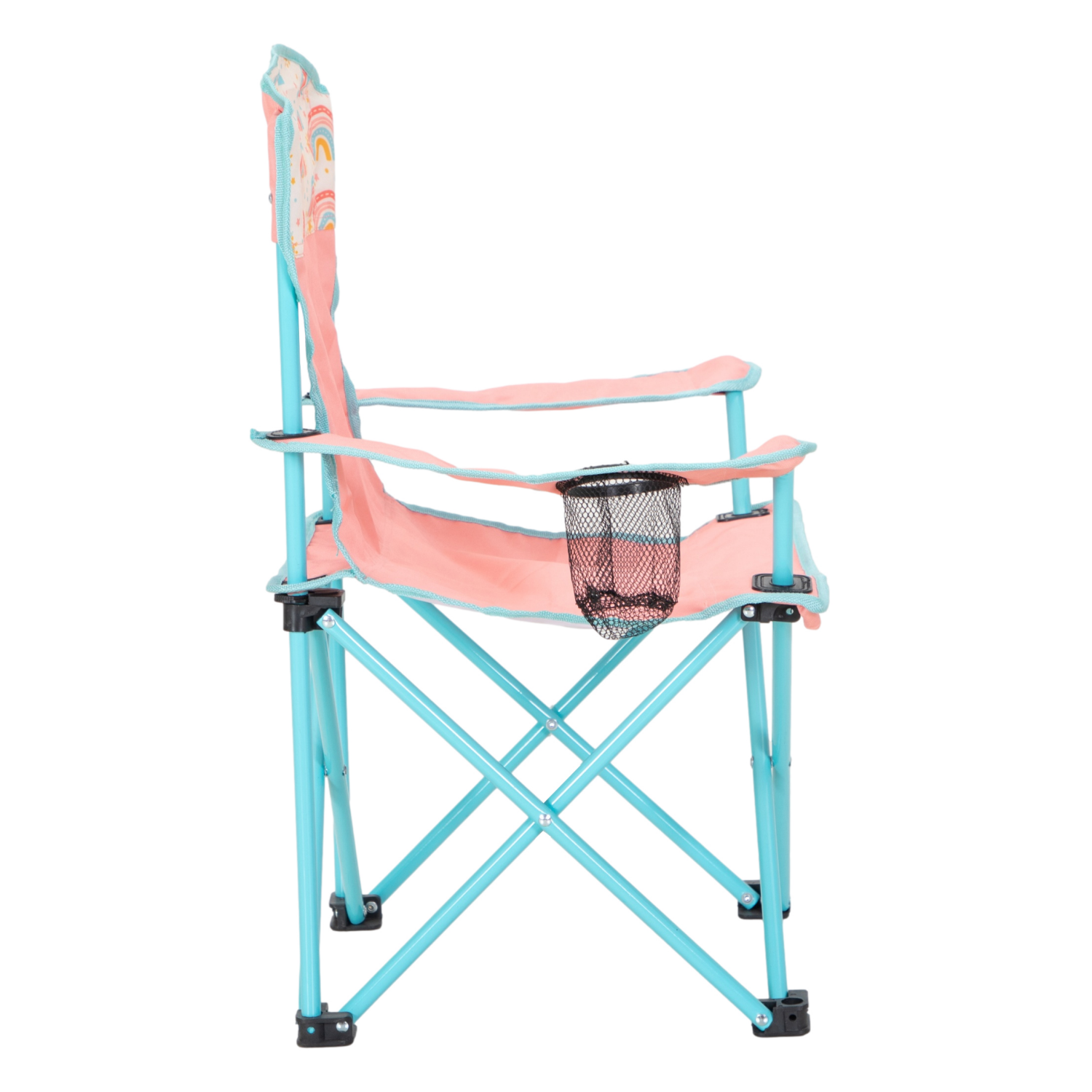 slide 5 of 8, LAKE & TRAIL JUNIOR PATTERN CHAIR-RAINBOW, 26x24 x 14.2 