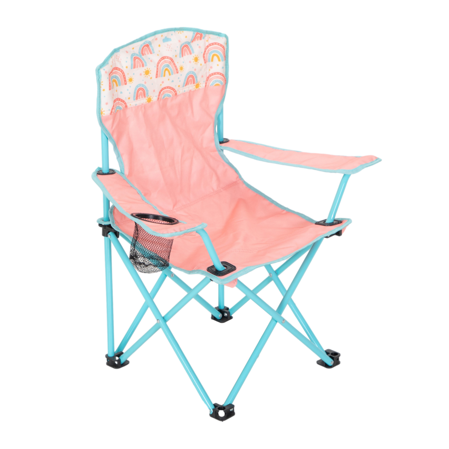 slide 7 of 8, LAKE & TRAIL JUNIOR PATTERN CHAIR-RAINBOW, 26x24 x 14.2 