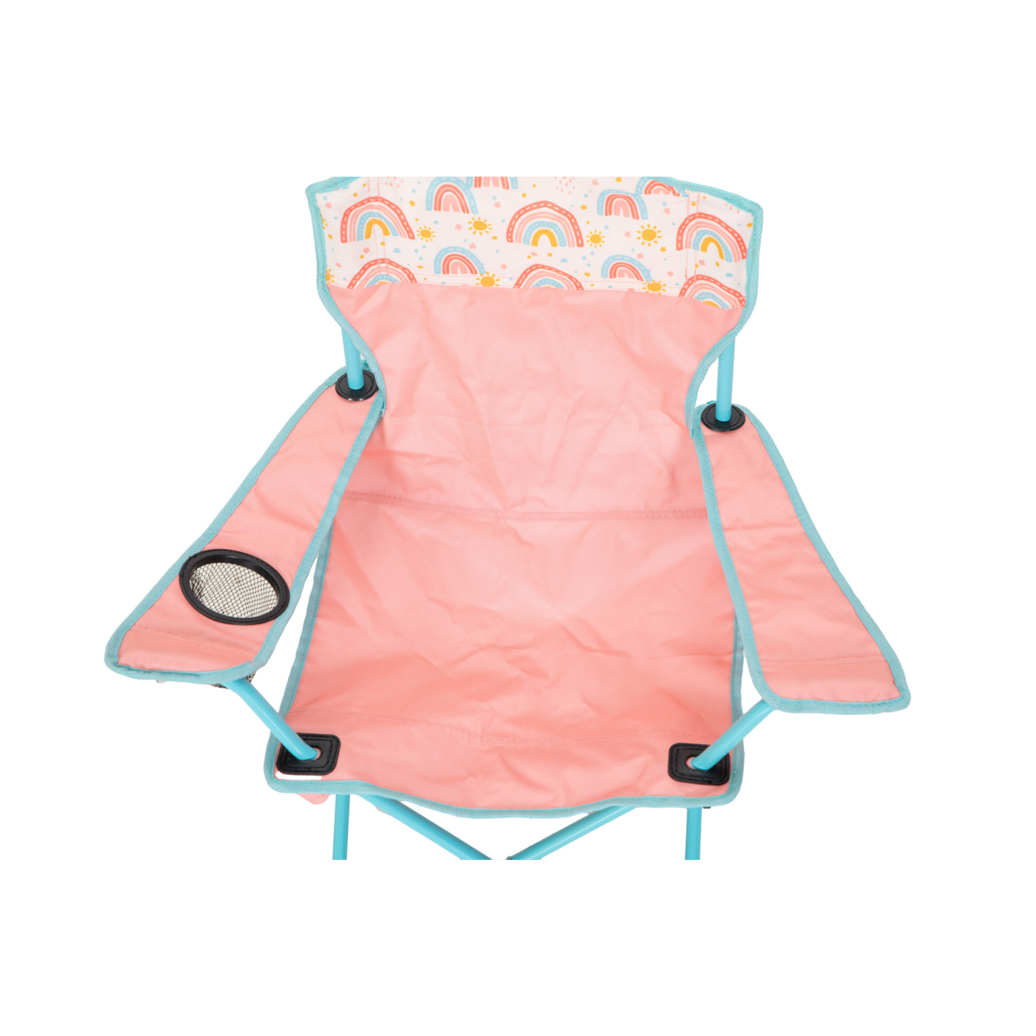 slide 8 of 8, LAKE & TRAIL JUNIOR PATTERN CHAIR-RAINBOW, 26x24 x 14.2 