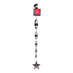 Meijer Corporate Seasonal Mcs Patriotic Spiral Dangle Star 3ast