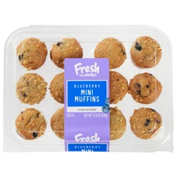 Fresh from Meijer Mini Muffin, Blueberry, 12 ct