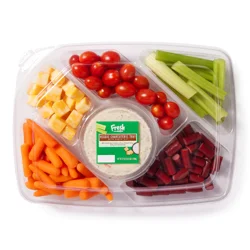 Fresh from Meijer Veggie Charcuterie Tray with Ranch Dip, 37 oz