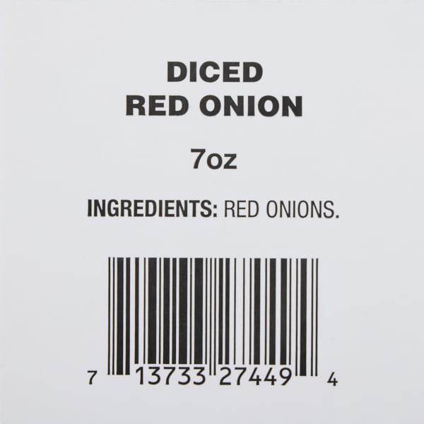 slide 8 of 9, Fresh from Meijer Diced Red Onion, 7 oz