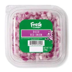 Diced Red Onion, 7 Oz