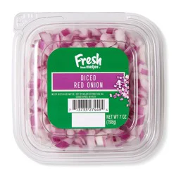 Diced Red Onion, 7 Oz