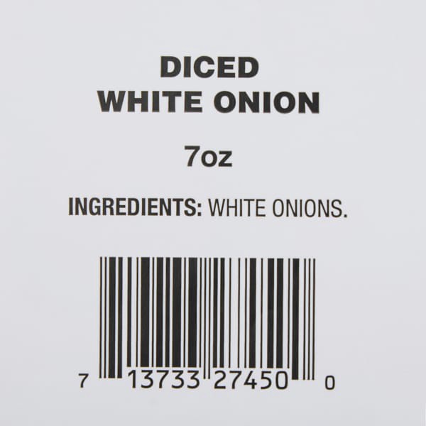 slide 8 of 9, Fresh from Meijer Diced White Onion, 7 oz