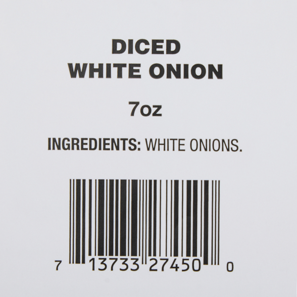 slide 8 of 9, Fresh from Meijer Diced White Onion, 7 oz, 7 oz