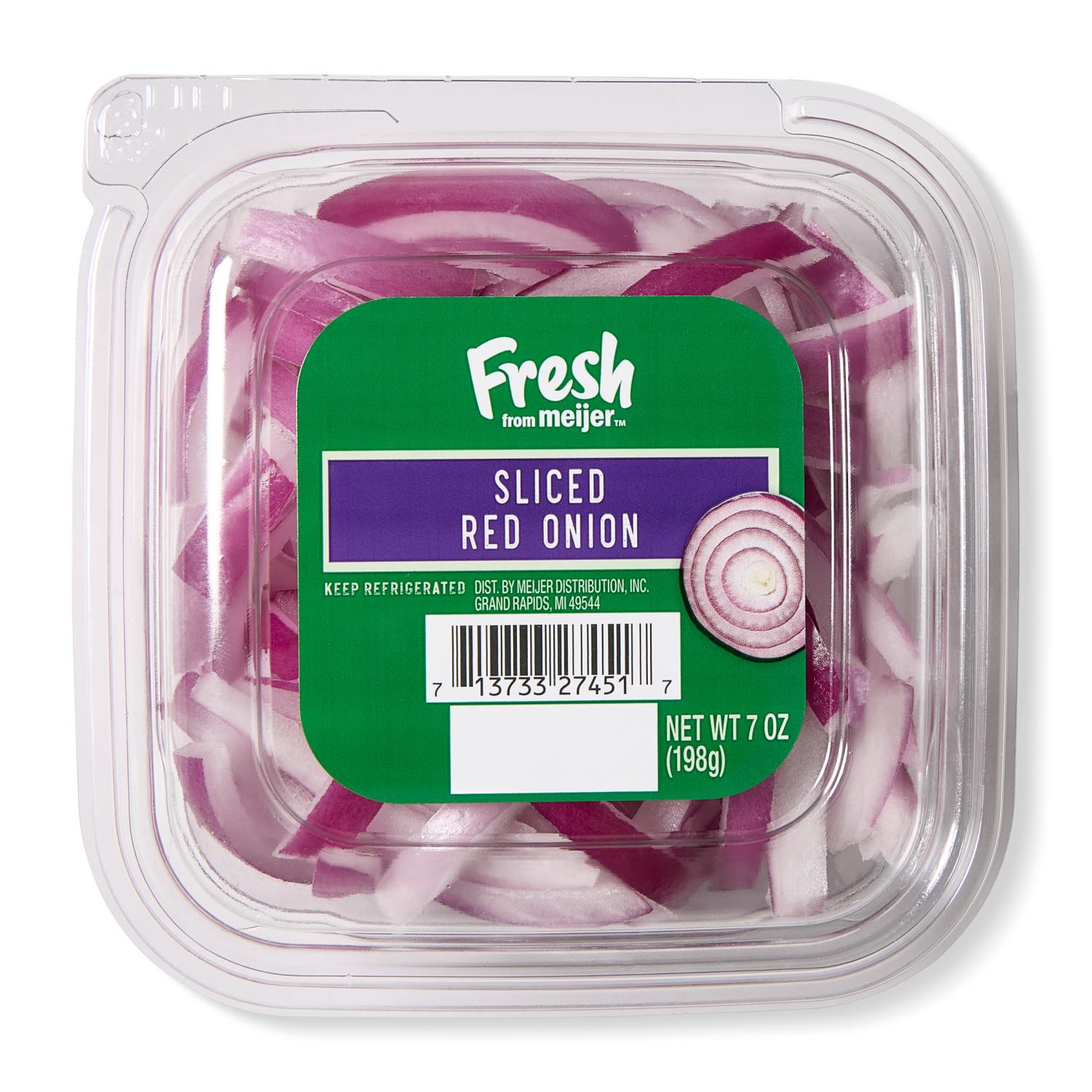 slide 1 of 3, Sliced Red Onion, 7 Oz, 7 oz