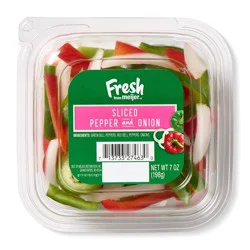 Sliced Pepper & Onion, 7 Oz