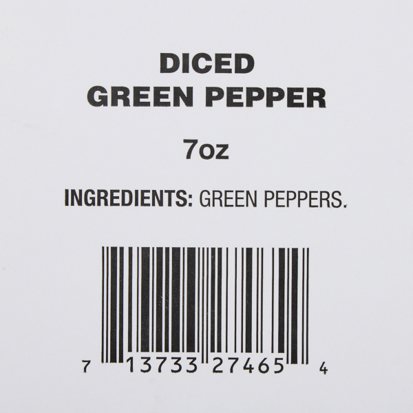 slide 8 of 9, Fresh from Meijer Diced Green Pepper, 7 oz, 7 oz