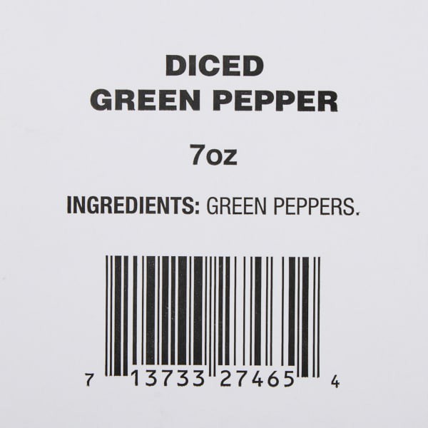 slide 8 of 9, Fresh from Meijer Diced Green Pepper, 7 oz