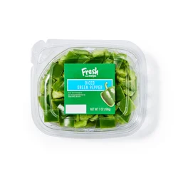 Fresh from Meijer Diced Green Pepper, 7 oz