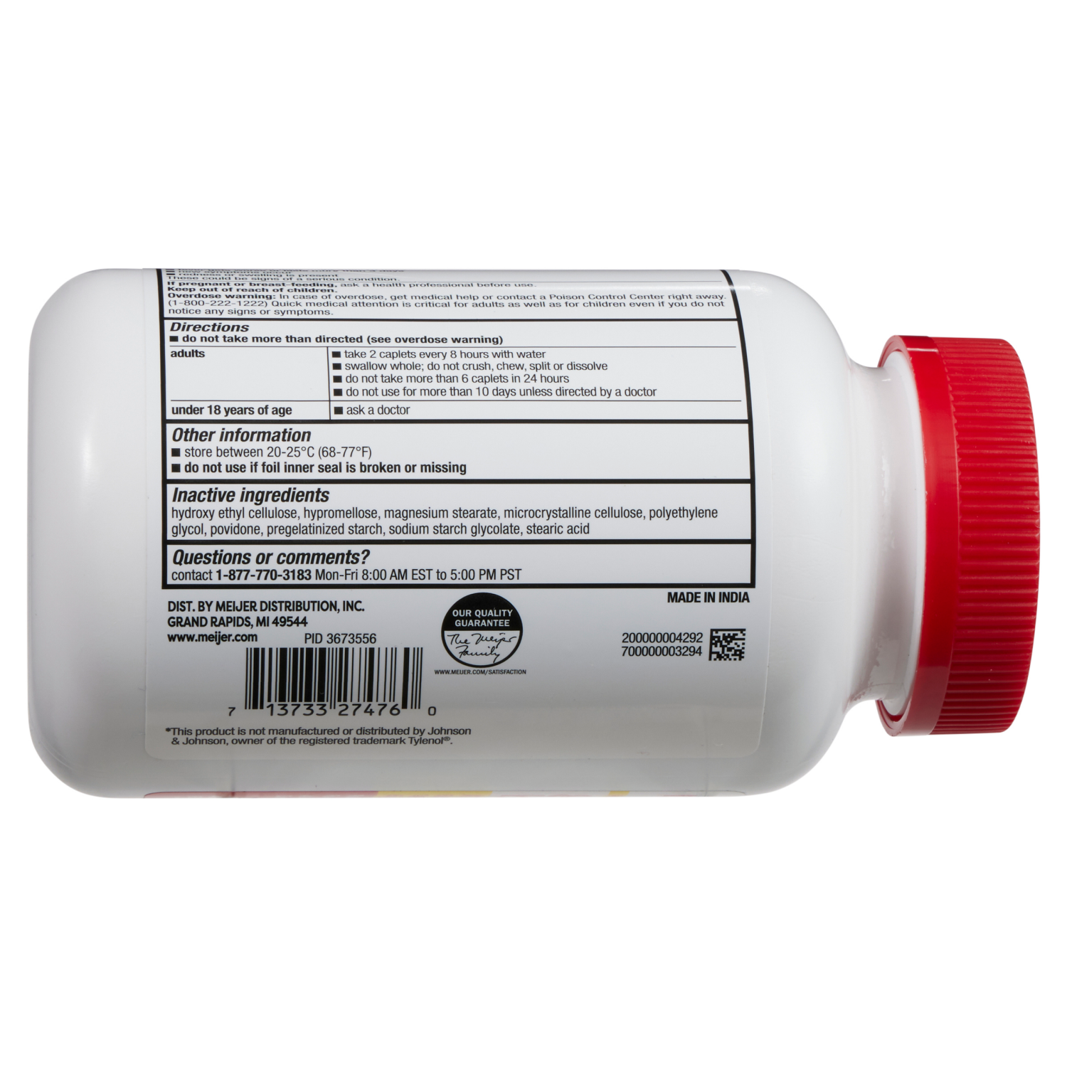 slide 2 of 5, MEIJER ARTHRITIS RELIEF 650MG CAP 400 CT, 650mg, 400 ct