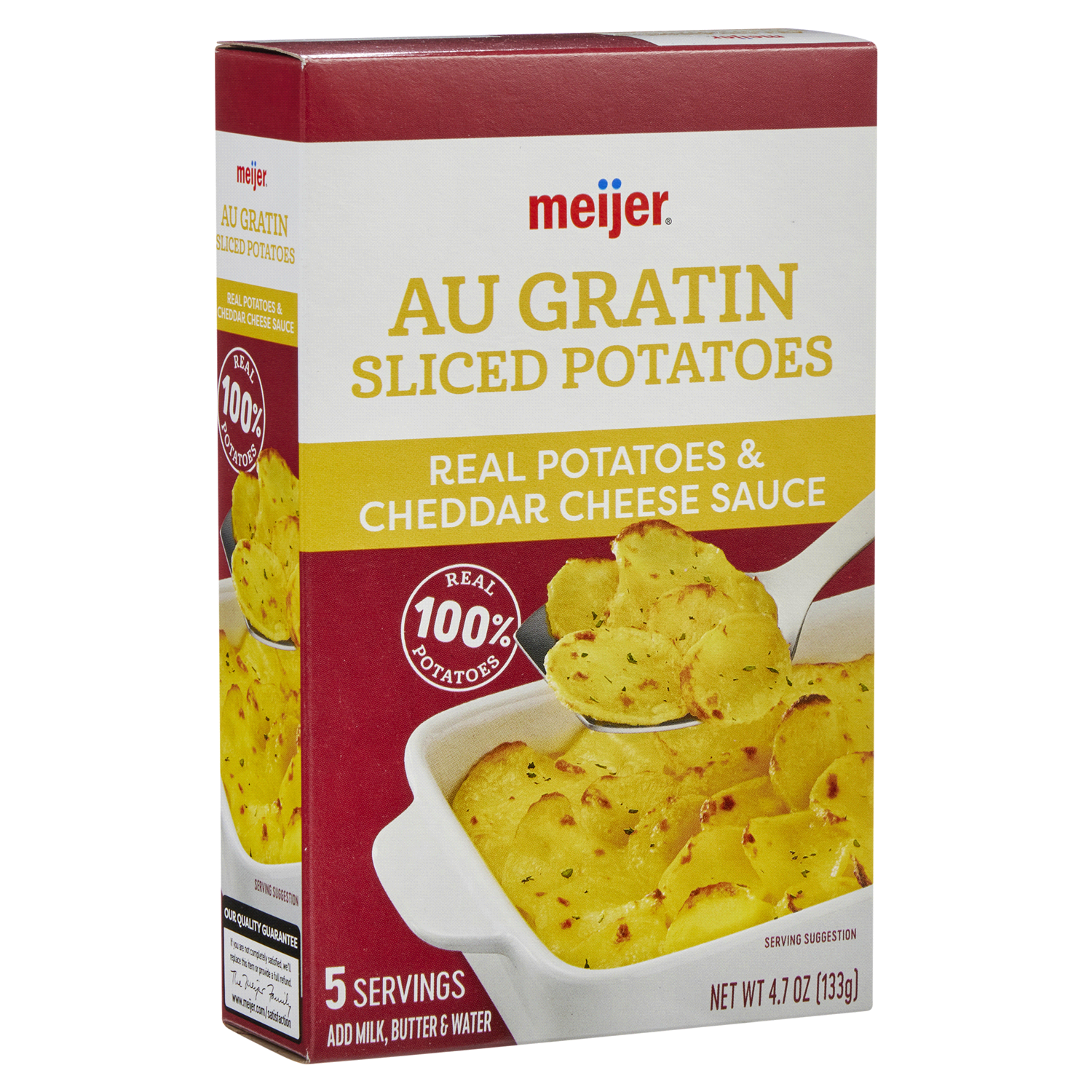 slide 4 of 5, Meijer Au Gratin Sliced Potatoes- 4.7 oz, 4.7 oz
