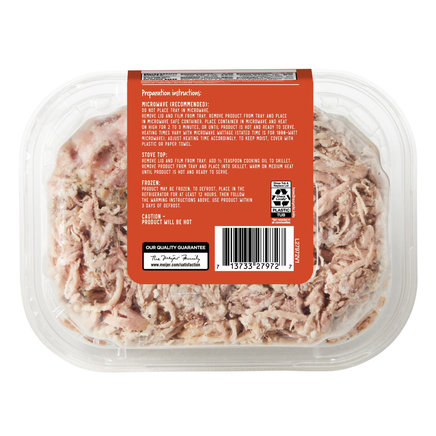 slide 2 of 6, Fresh from Meijer Smoked Pulled Pork, 16 oz., 16 oz