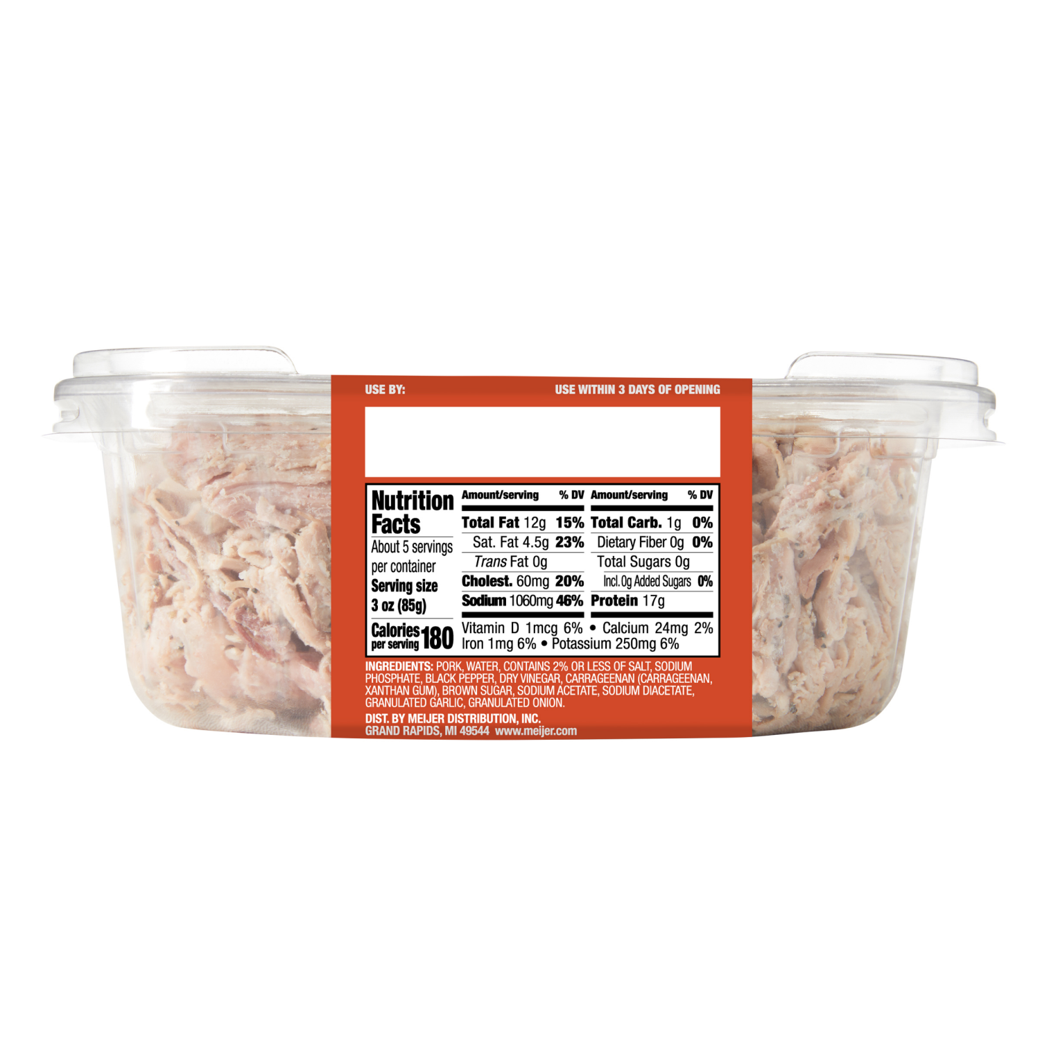 slide 6 of 6, Fresh from Meijer Smoked Pulled Pork, 16 oz., 16 oz