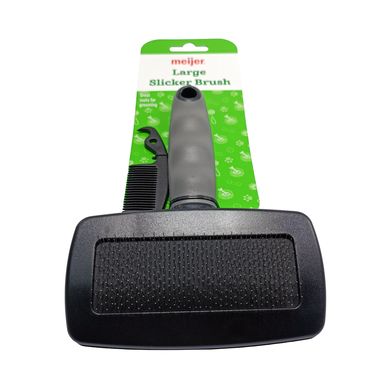 slide 3 of 7, Meijer Large Slicker Brush For Dogs, 2 ct, 2 ct