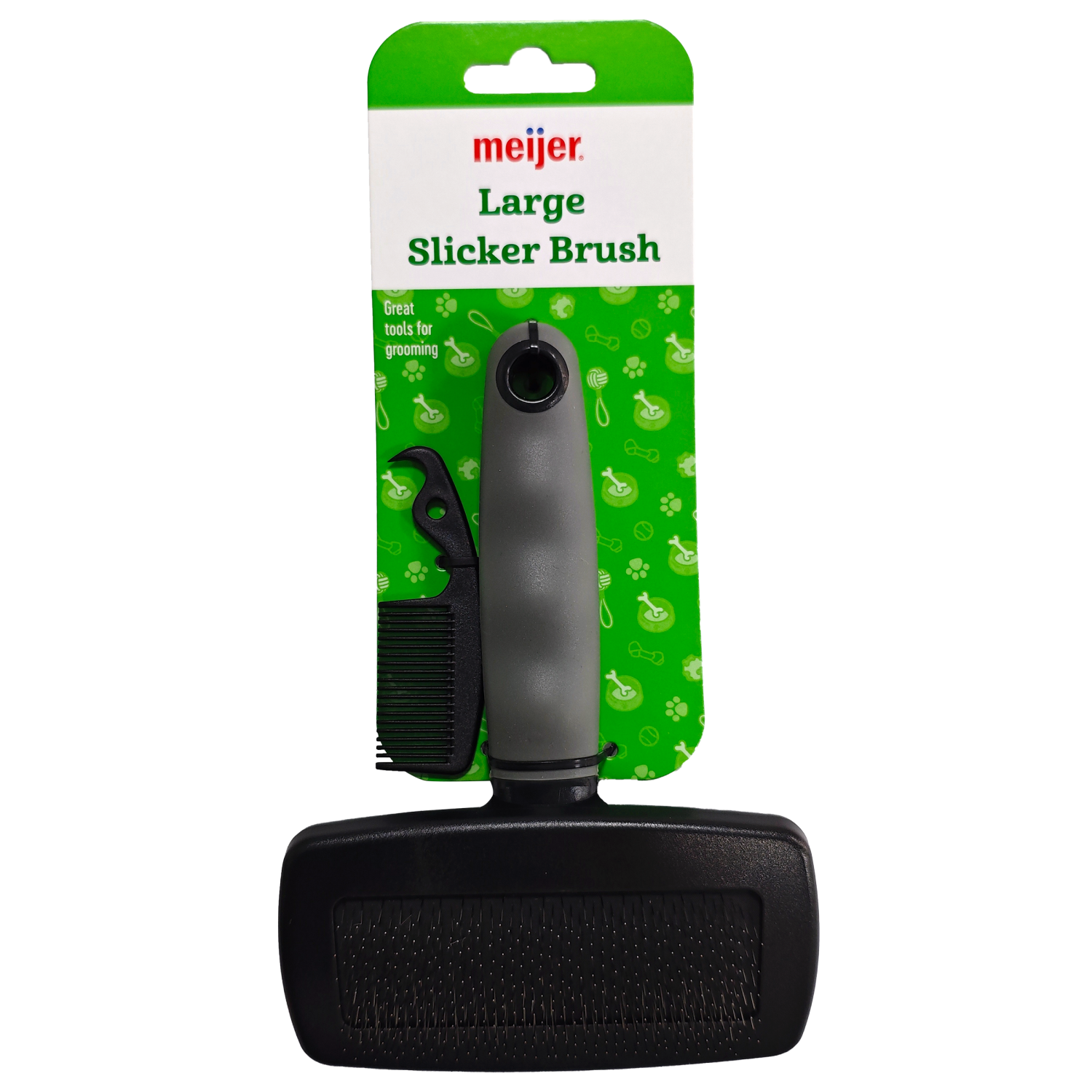 slide 1 of 7, Meijer Large Slicker Brush For Dogs, 2 ct, 2 ct