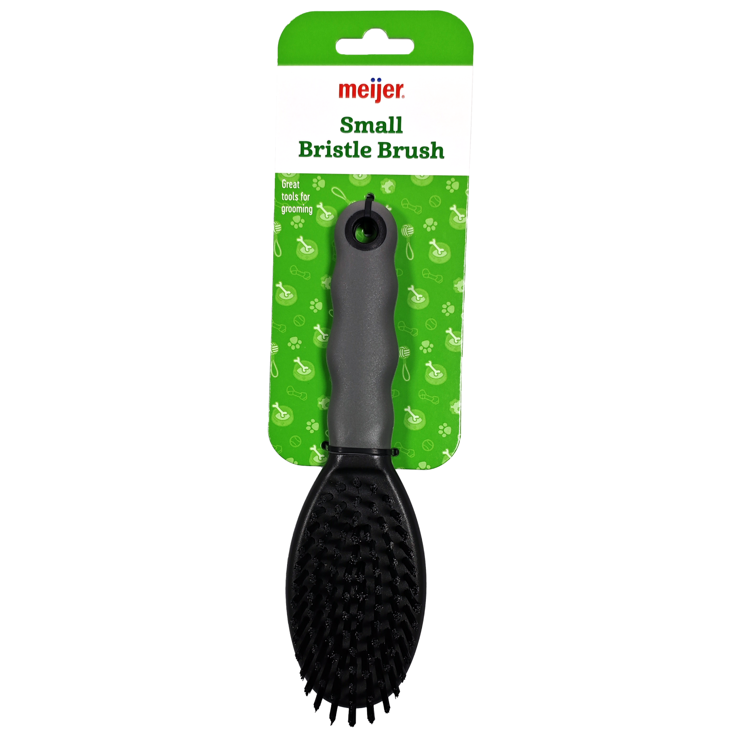 slide 1 of 7, Meijer Small Bristle Dog Brush,1 ct, 1 ct