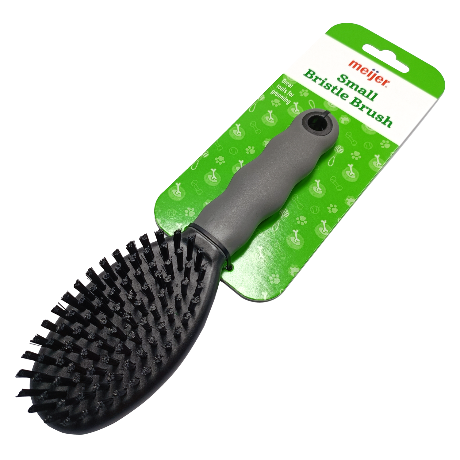 slide 7 of 7, Meijer Small Bristle Dog Brush,1 ct, 1 ct