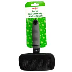 Meijer Pet Self Cleaning Slicker Brush, Large