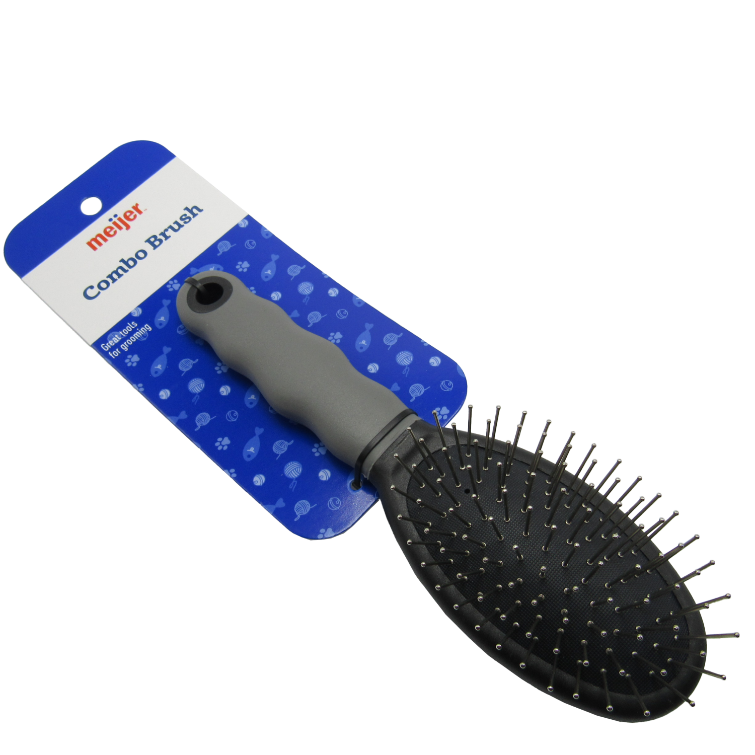 slide 4 of 5, Meijer Cat Combo Brush Small, SM