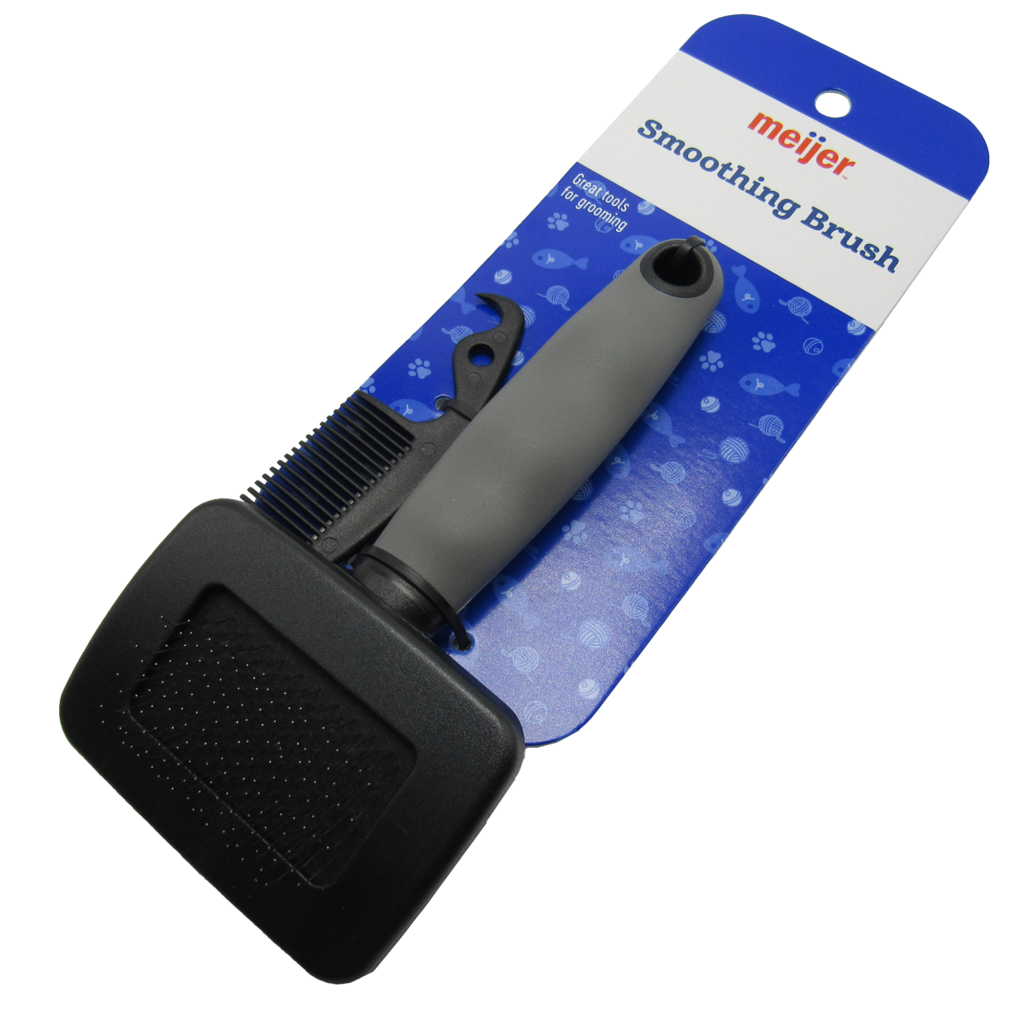 slide 5 of 5, Meijer Smoothing Brush For Cats, 2 ct, 2 ct