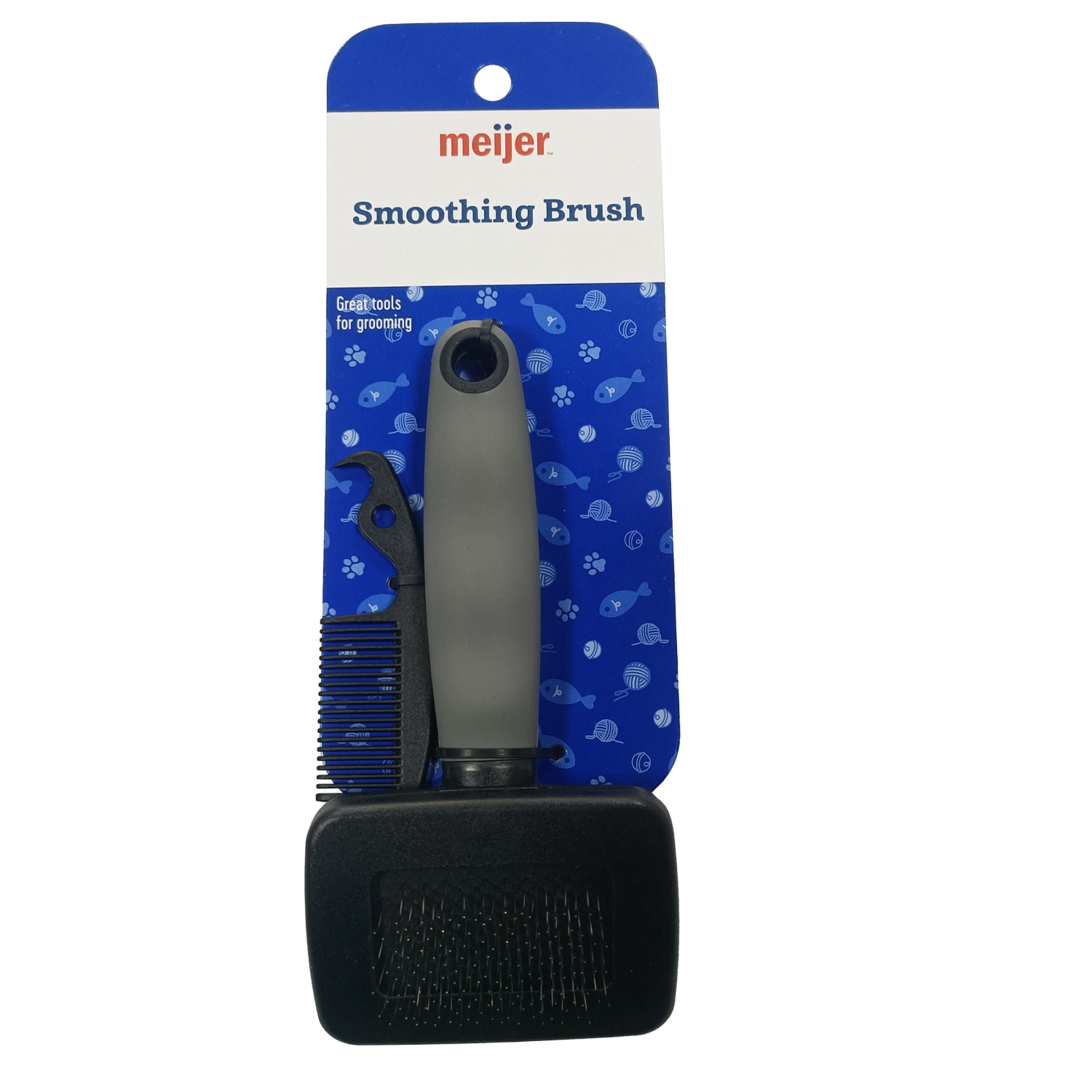 slide 1 of 5, Meijer Smoothing Brush For Cats, 2 ct, 2 ct