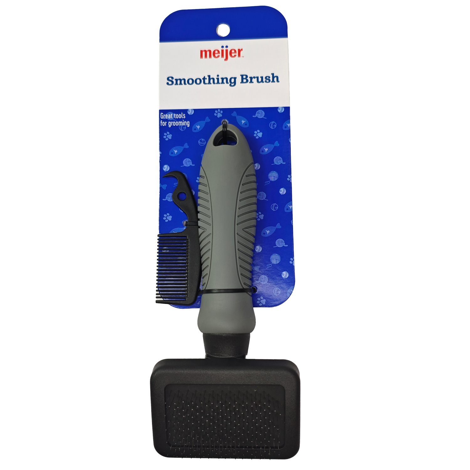 slide 1 of 8, Meijer Smoothing Brush For Cats, 2 Ct, 2 ct