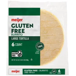 Meijer Gluten Free Burrito Tortillas, 6 ct